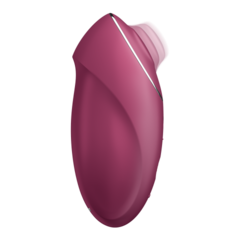 Клиторальный стимулятор с вибрацией Satisfyer Tap&Climax 1 бордовый