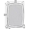 Aquanet 196664 Зеркало Тоскана 7085 с LED подсветкой, 700х850x32 мм (196664)