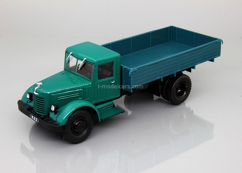 YaAZ-200 flatbed truck green-blue 1:43 DeAgostini Auto Legends USSR Trucks #19
