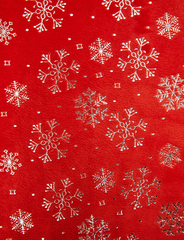 Велюр новогодний, 180 г/м2, ш. 155 см, красный