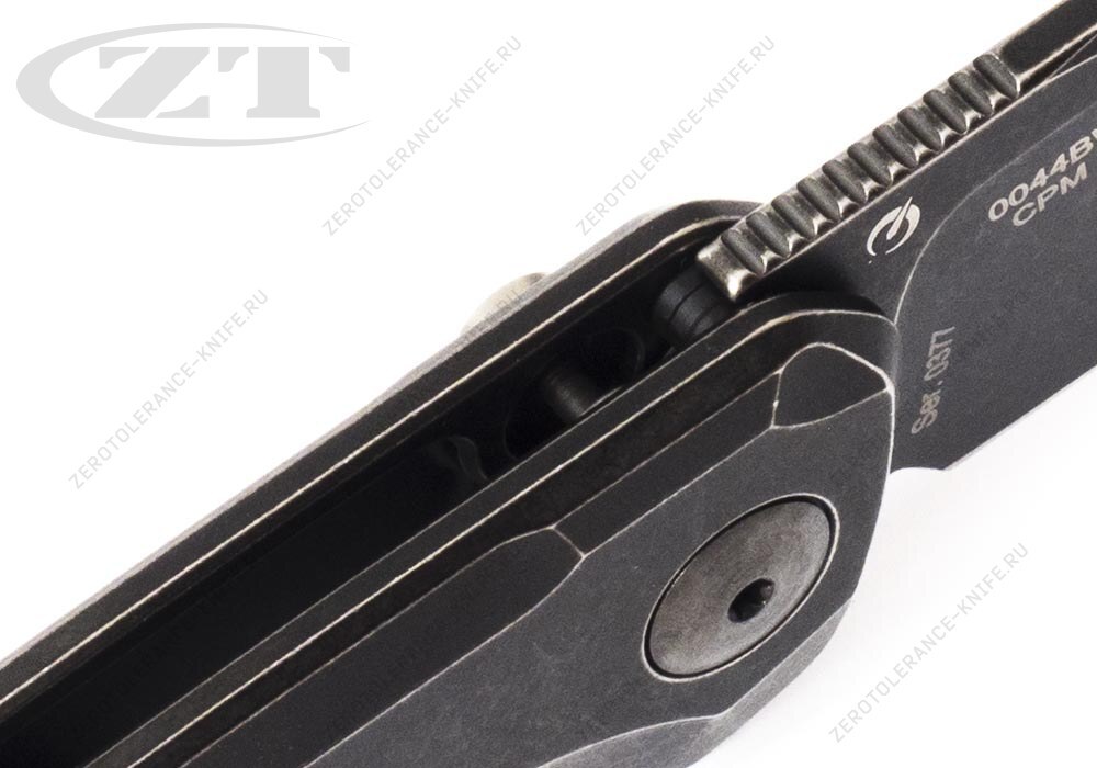 Нож Zero Tolerance 0044BW Button Lock Flipper - фотография 