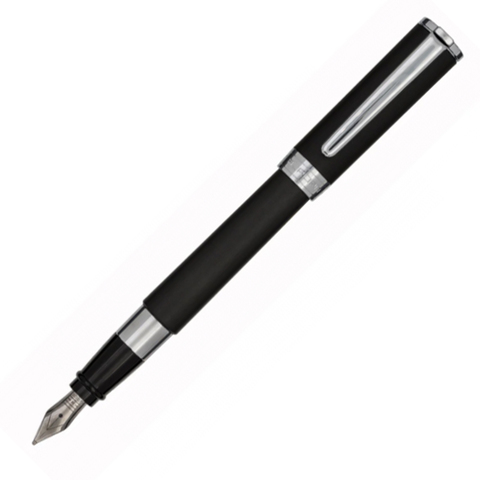 Перьевая ручка Aurora TU Resin Black CT, перо - F, в подарочной коробке