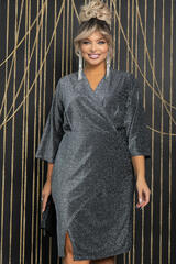 Платье Беатрис (темное серебро) П11848 LT Collection