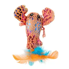 Mr.Kranch игрушка для кошек Лобстер плюшевая с кошачьей мятой и перышками 9 см голубая