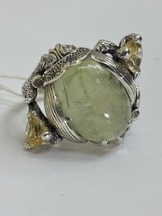 Жук (кольцо из серебра)