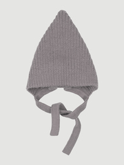 Шапка вязаная (Чепчик) Mjölk Светло-серый