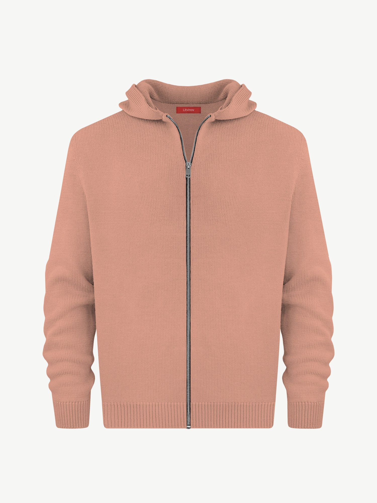 Толстовка на замке из экохлопка