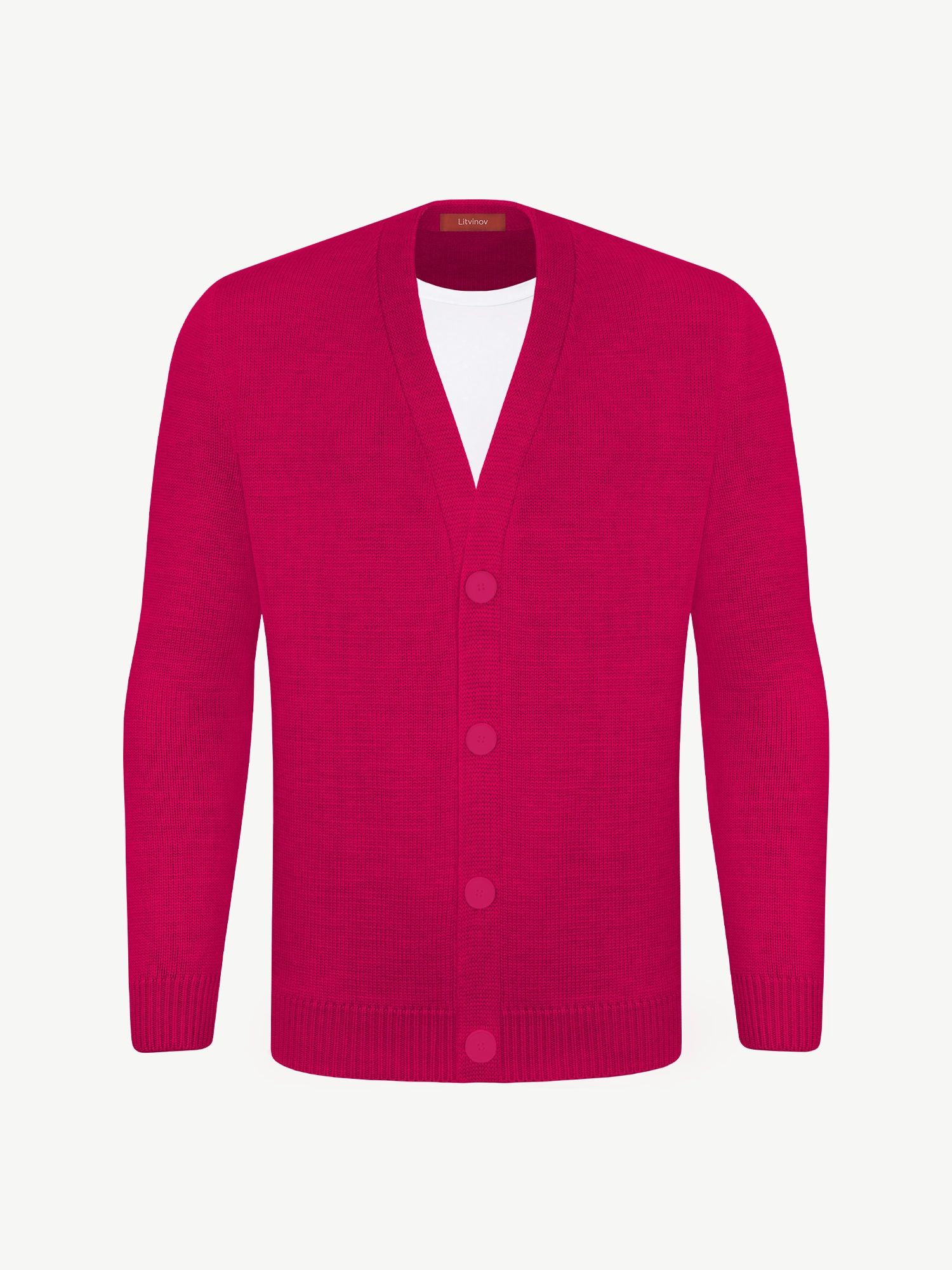 Кардиган с пуговицами из экохлопка