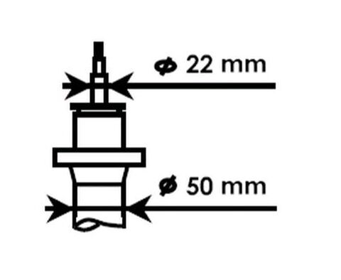 Стойка JETT V33-044 (334834) 50 мм