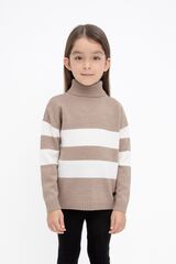джемпер  для девочки  КВ 30134/ш/бежевый
