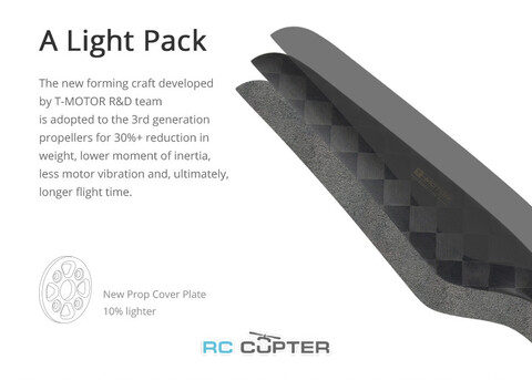 Пропеллер карбоновый NS 27x8.8 T-Motor (пара)