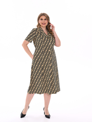 4536 Халат на пуговицах