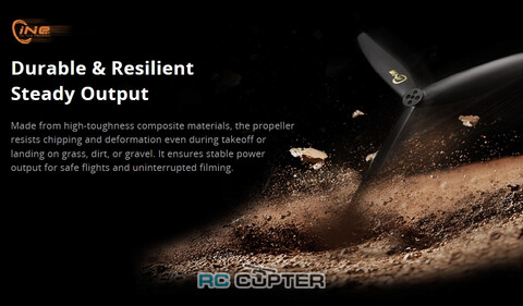 Пропеллер нейлоновый C15x10x3 трёхлопастной Cinelifter T-Motor (пара)