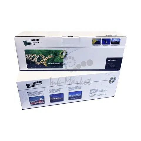 Совместимый тонер-картридж UNITON Premium TK- 580K для KYOCERA FS-C5150 черный (3.5K, SAKATA) GREEN LINE (Eco Protected)