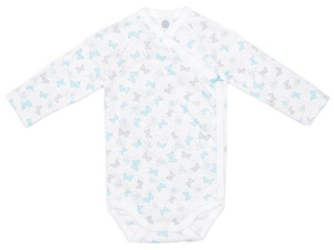 Боди-распашонка Sanetta, принт "Бабочки"