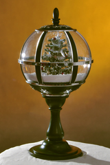 Новогоднее украшение Снежная лампа BigSanta Green