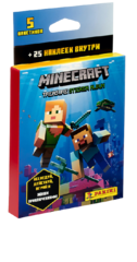 Блистер с наклейками Panini Minecraft