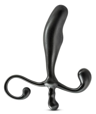 Черный стимулятор простаты Prostate Stimulator - 12,7 см. - Blush Novelties Anal Adventures BL-40085