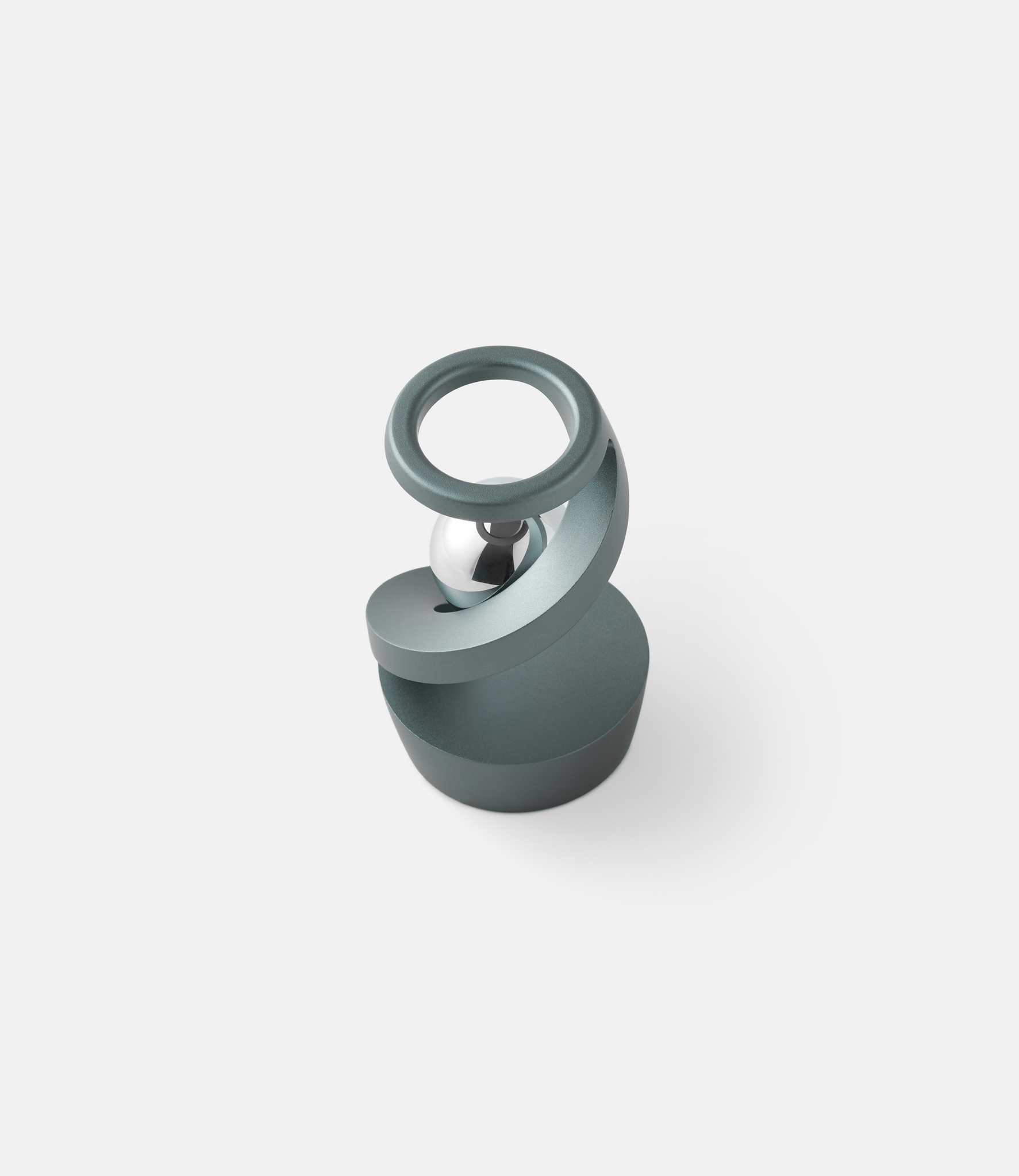 置物 Mezmoglobe Luna - Black The Mezmoglobe Luna Is a Desk Toy with a Mind-bending Illusion