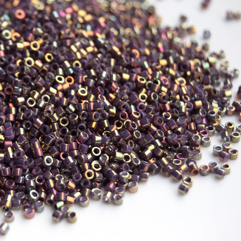 DBS-1010 Бисер цилиндрический Миюки делика 15/0 /Miyuki delica 15/0 Metallic Earth Batik Luster