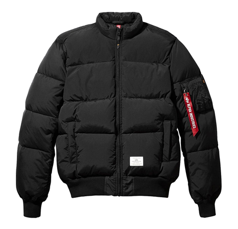 Куртка Alpha Industries MA-1 Quilted Black (Черная)