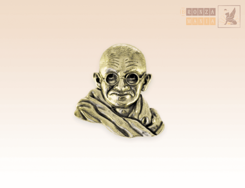 значок Махатма Ганди