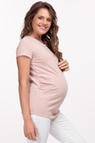 Футболка для беременных 10525 пудра