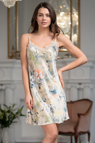 Короткая шелковая сорочка Mia Amore Лучиана (70% нат.шелк)