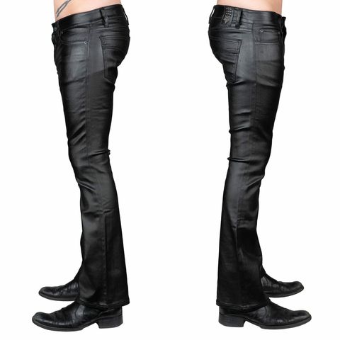 Wornstar | Джинсы мужские HELLRAISER WAXED DENIM PANTS W147 левый и правый бок