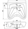 DS Y1 2620 Раковина для инвалидов 635х556х250мм