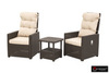 Комплект уличной мебели B:Rattan MANCHESTER OTTO SET 2, цвет венге