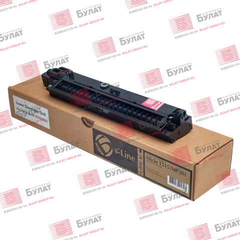 Блок проявки БУЛАТ s-Line MP301 (нижняя часть) для Ricoh Aficio 1515, MP 301 (Чёрный, 60000 стр.)