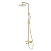 Cezares STYLUS-CVD-BORO STYLUS-CVD-BORO Душевая стойка со смесителем и изливом, брашированное золото