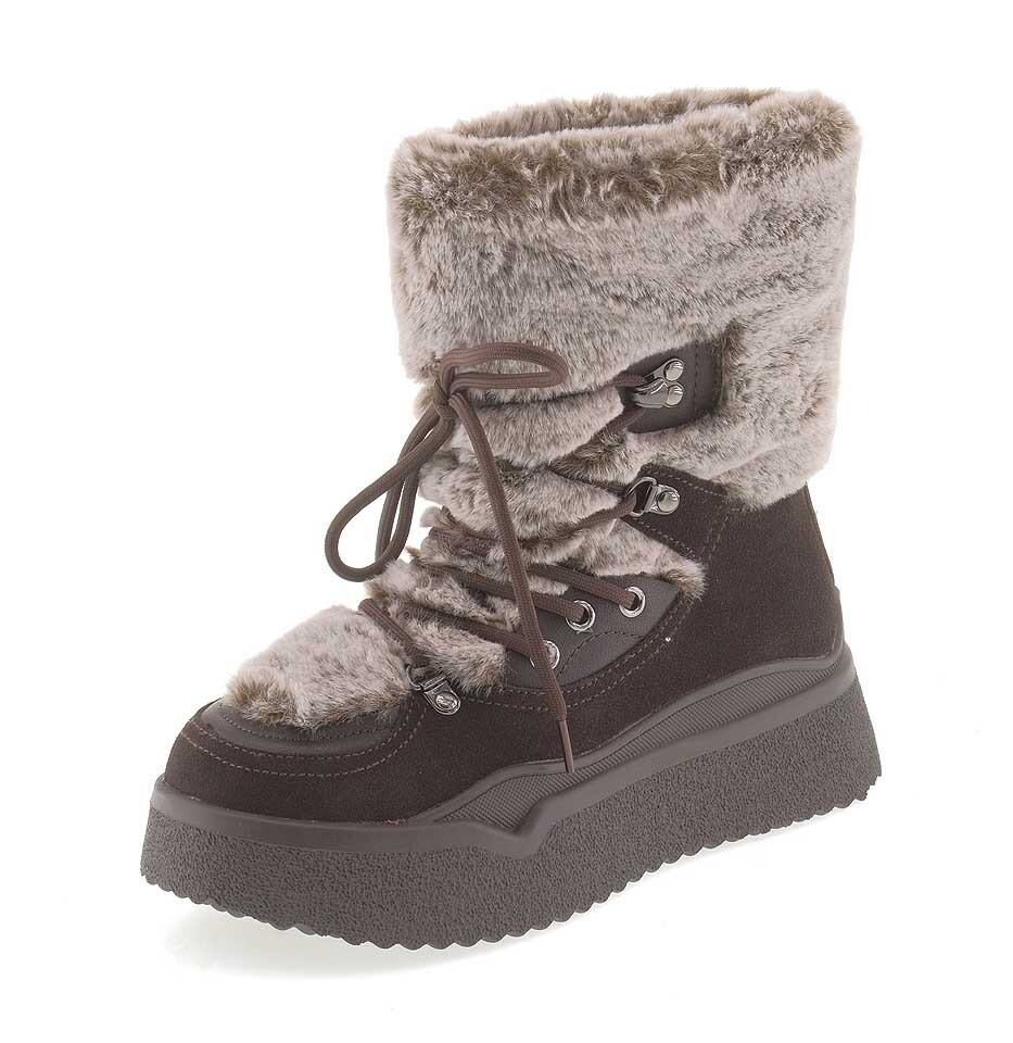 Ботильоны женские MADELLA XUS-42392-6H-SW коричневые