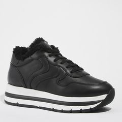 Кожаные кроссовки Voile Blanche 2017026 на меху