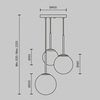 Подвесной светильник Maytoni Basic form MOD321PL-03B