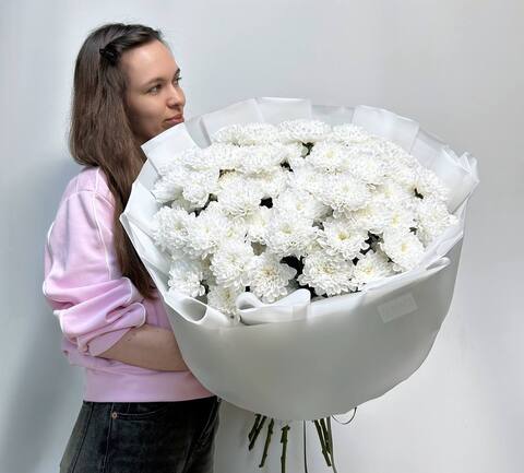 Букет из кустовой хризантемы 15 шт