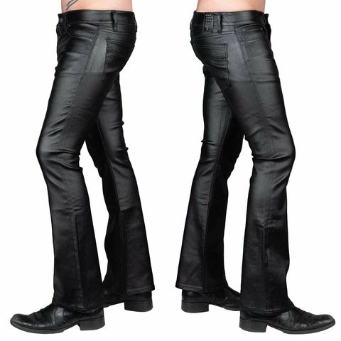 Wornstar | Джинсы мужские HELLRAISER WAXED DENIM PANTS W147 сбоку