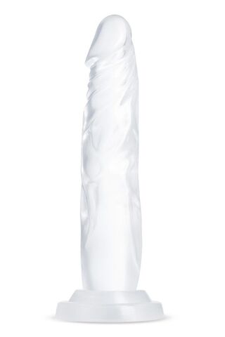 Прозрачный фаллоимитатор-реалистик Crystal - 19 см. - Blush Novelties B Yours Diamond BL-26129