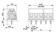 MKDS 1/ 3-3,81 - Клеммы для печатной платы