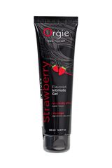 Интимный гель на водной основе Lube Tube Strawberry с клубничным вкусом - 100 мл. - 