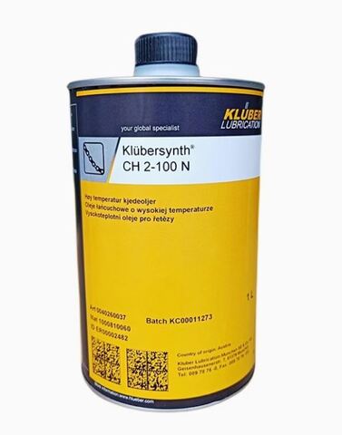 KLUBER Klubersynth CH 2-100N - высокотемпературная смазка для цепей - 1 л