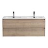 BelBagno KRAFT-1200-2C-SO-2-RT KRAFT База под раковину подвесная с двумя выкатными ящиками для раковины с двумя чашами, Rovere Tabacco, 1200x460x500, KRAFT-1200-2C-SO-2-RT