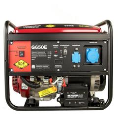 Генератор бензиновый DDE G650Е (1ф 6,0/6,5 кВт бак 25 л 88 кг дв-ль 14 л.с. элстарт)