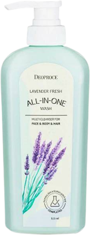 Deoproce Body Lavender Fresh All In One Wash Гель для душа с лавандой