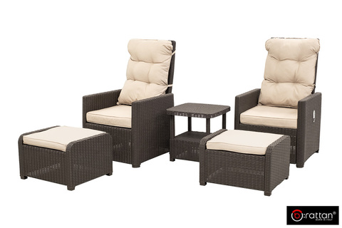 Комплект уличной мебели B:Rattan MANCHESTER OTTO SET 2, цвет венге