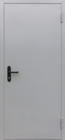 Входная металлическая дверь ДМП EI-60 (RAL 7040+RAL 7040)  Сибирь из стали 1,5 мм с 1 замком