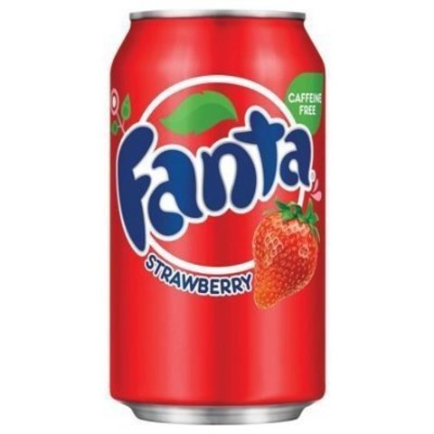 Fanta Strawberry Фанта Клубника 0,355 л