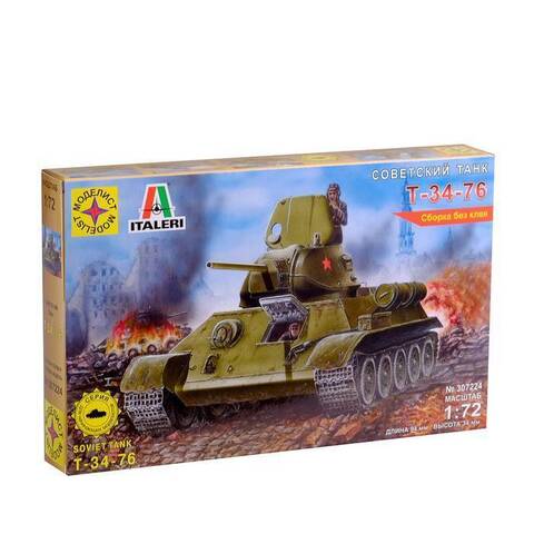 Сборная модель Советский танк Т-34-76 (1:72) 3652611