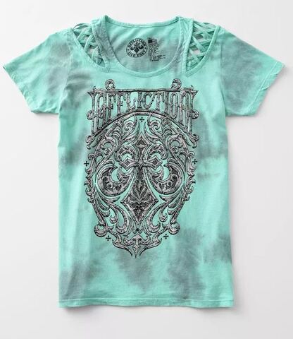 Affliction | Футболка женская Marblesmith T-Shirt AW24014 перед